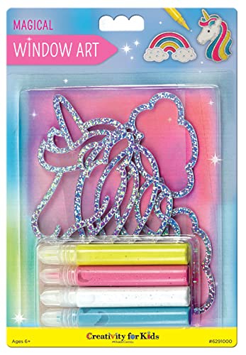 Creativity for Kids Window Art Craft Kit: Magical - Create Your Own Window Art- Unicorn Suncatcher Kit for Kids from Creativity for Kids