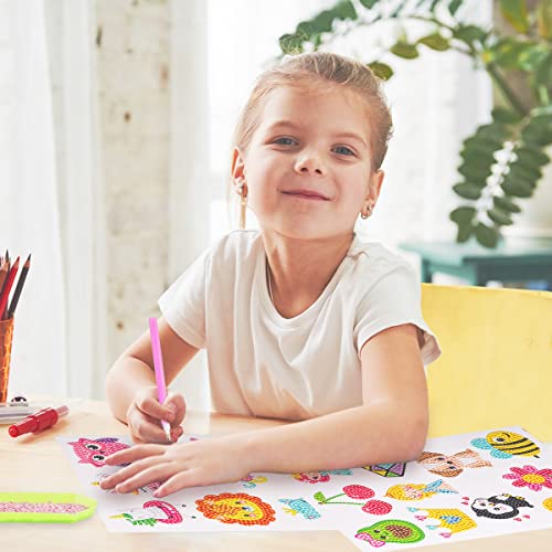 EAPHANT Diamond Painting Kits for Kids 44Pcs Diamond Painting Stickers Diamond Art for Kids Art and Crafts for Kids Ages 4-8 8-12 5D DIY Diamond Mosaic by EAPHANT