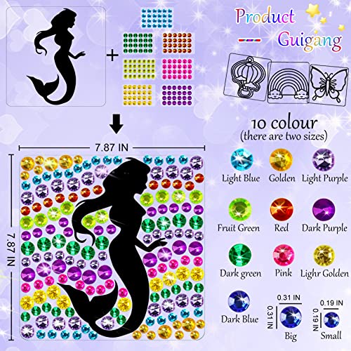 Art Kits Craft Gifts for Girls: Great Stickiness DIY Diamond Crafts for Kids Ages 4-8, Painting Window Craft Kit, Best Christmas Birthday Gift for Girl 4 5 6 7 8 9 10 Year Old, Sun Catcher Gem Toys by Tozkizm