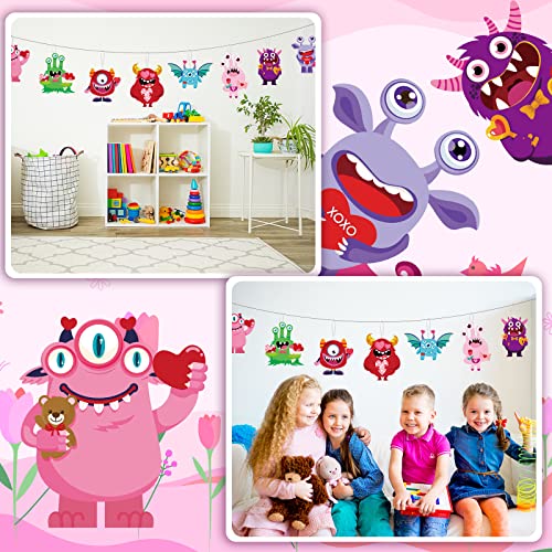 40 Pieces Valentine's Day Crafts Kits Craft for Kids Valentines Arts and Crafts DIY Valentines Ornament Kit Make Your Own Valentines Craft Projects Valentine's Day Entertainment Activities for Kids by Sinmoe