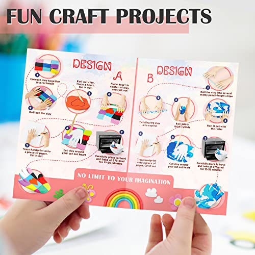 Arts and Crafts for Kids Ages 4-8 6-8 8-12, Crafts for Girls Ages 6-8 8-12 - Make Your Own Clay Handprint Bowls, Christmas Gifts Toys for 6 7 8 9 10 Year Old Girls Kids Boys from Titoclar