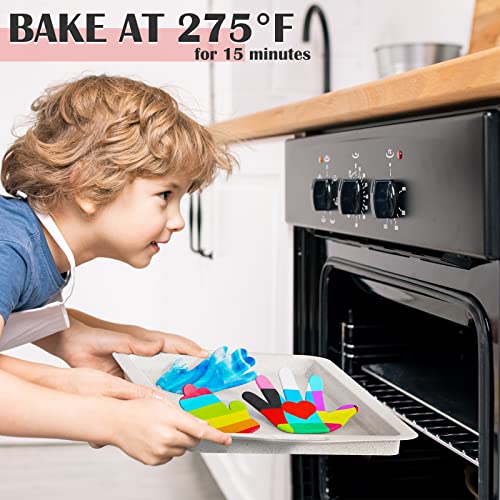 Arts and Crafts for Kids Ages 4-8 6-8 8-12, Crafts for Girls Ages 6-8 8-12 - Make Your Own Clay Handprint Bowls, Christmas Gifts Toys for 6 7 8 9 10 Year Old Girls Kids Boys from Titoclar