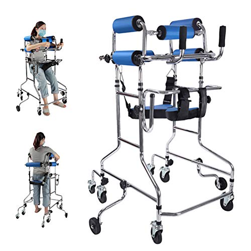 XIYEE Walker for Seniors,Hemiplegia Rehabilitation Standing Frame Adult Walker Walking Aid for The Disabled, Portable Medical Walker with Adjustable Height, Suitable for People of 150-180 cm from XIYEE
