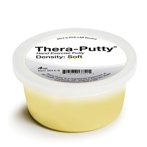 Lumex Thera-Putty for Exercise and Hand Therapy, Soft, Yellow, 4 oz, 2014-S by GF Health Products, Inc.