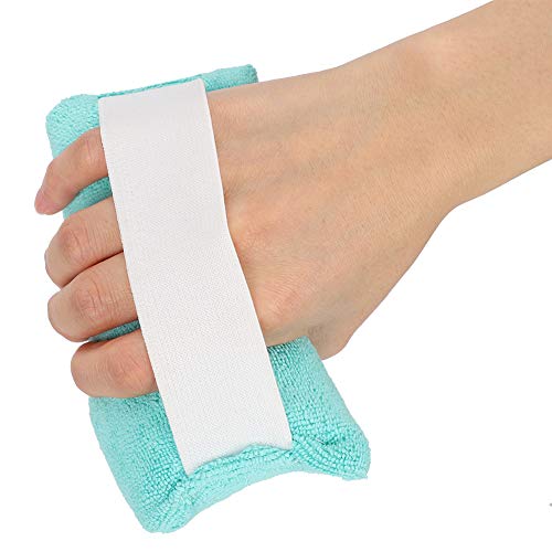 Palm Grip Protector - Hand and Finger Contracture Cushions - for Arthritis, Skin Breakdown, Exercise Strength - Comfortable Elastic Band Sized for Men and Women - Stroke Patient Recovery(Green) by Dioche