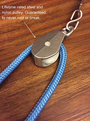 Shoulder Pulley System, Over The Door Metal Bracket, Therapists Choice for Physical Therapy by Dominion Strength Training