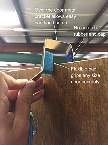 Shoulder Pulley System, Over The Door Metal Bracket, Therapists Choice for Physical Therapy by Dominion Strength Training