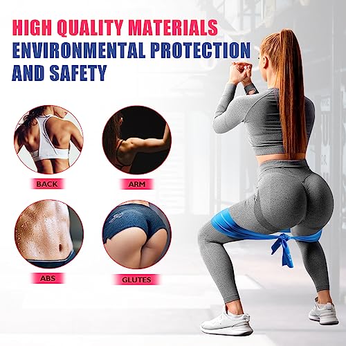 Resistance Bands, Exercise Bands Resistance, Physical Therapy Bands, Strength Training, Yoga, Pilates, Stretching, Non-Latex Elastic Band with Different Strengths,Workout Bands for Home by HPYGN