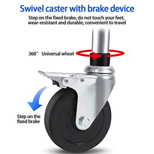 XIYEE Walker for Seniors,Hemiplegia Rehabilitation Standing Frame Adult Walker Walking Aid for The Disabled, Portable Medical Walker with Adjustable Height, Suitable for People of 150-180 cm from XIYEE
