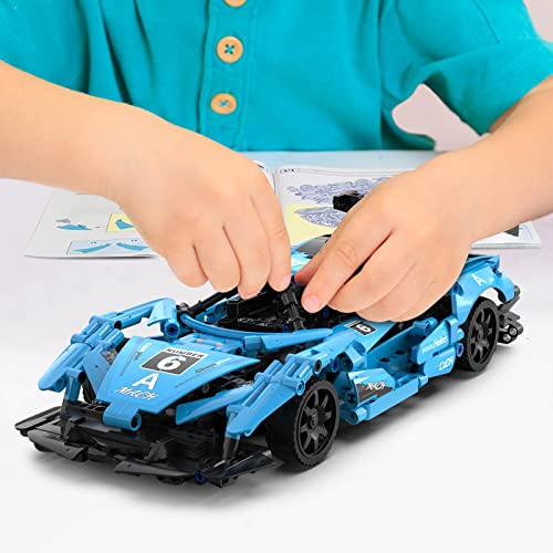JCC Remote Control Sports Race Car & APP Control Building Blocks Sets, STEM Building Kits, Educational Learning Toys for Boys and Girls, Practical Gifts 6 7 8 9 10 11 12 + Year Old and Adults (419Pcs) from JCC