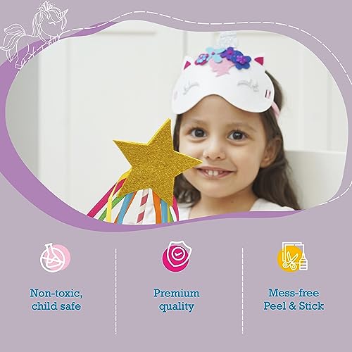 jackinthebox Unicorn Gifts for Girls | 6-in-1 Premium Craft Kit | Arts and Crafts for Girls Aged 5 6 7 8 9 10 Years from jackinthebox toys private limited