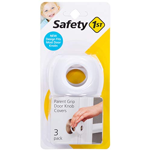 Safety 1st Parent Grip Door Knob Covers, White, One Size (Pack of 3) from AmazonUs/DORJ9