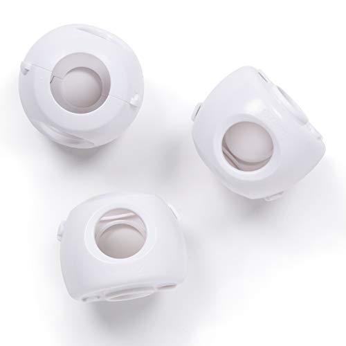 Safety 1st Parent Grip Door Knob Covers, White, One Size (Pack of 3) from AmazonUs/DORJ9