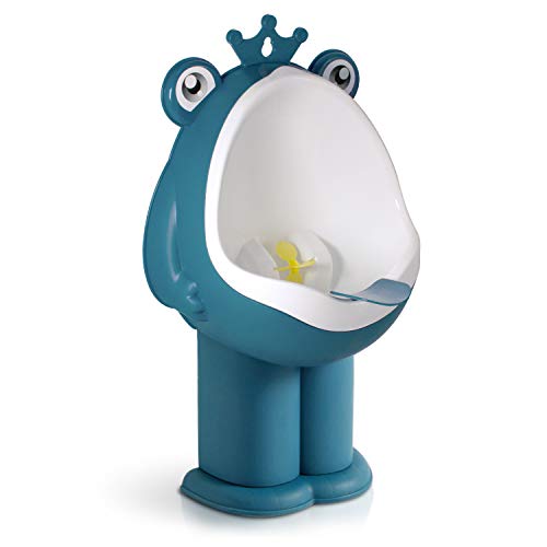 Hallo Potty Training Urinal Boy Urinal Kids Toddler Pee Trainer Bathroom Funny Baby Training Pottiesï¼DEEP Blueï¼ by HL