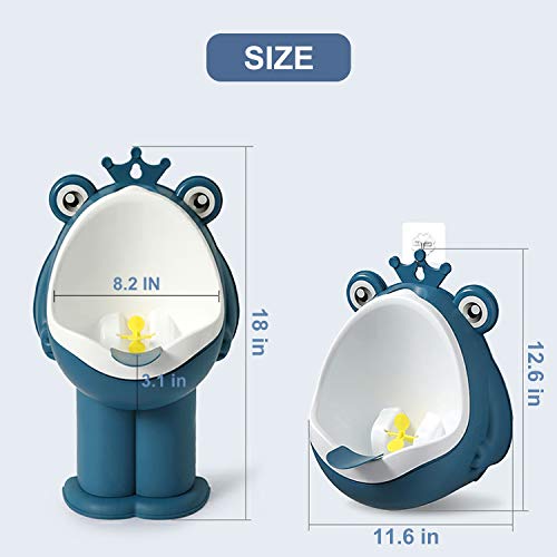 Hallo Potty Training Urinal Boy Urinal Kids Toddler Pee Trainer Bathroom Funny Baby Training Pottiesï¼DEEP Blueï¼ by HL