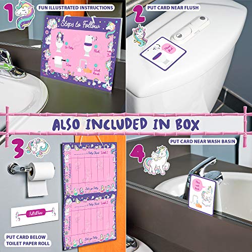 Potty Training Chart for Toddlers â Unicorn Design - Sticker Chart, 4 Week Reward Chart, Certificate, Instruction Booklet and More â for Girls and Boys from Athena Futures Inc.