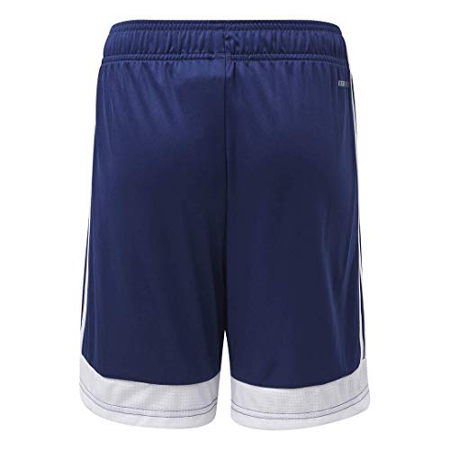 adidas Boys' Tastigo 19 Shorts, Dark Blue/White, Medium by adidas Youth Inline Apparel Child Code (Sports Apparel)