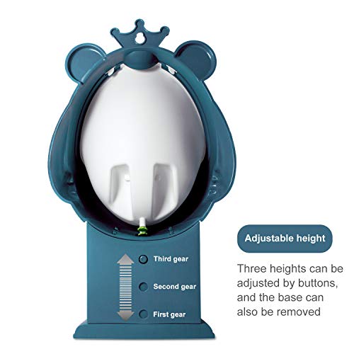 Hallo Potty Training Urinal Boy Urinal Kids Toddler Pee Trainer Bathroom Funny Baby Training Pottiesï¼DEEP Blueï¼ by HL