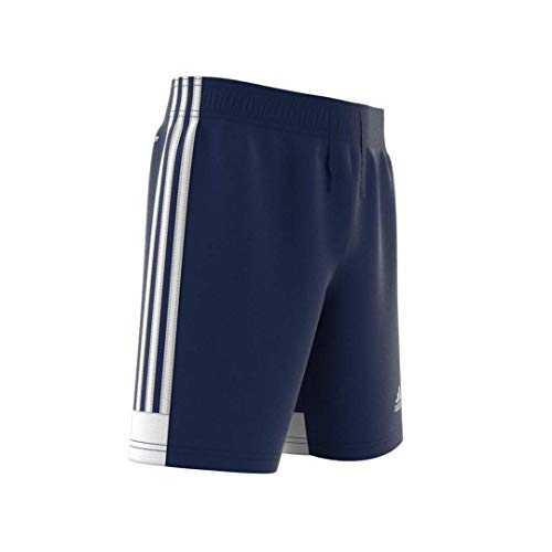 adidas Boys' Tastigo 19 Shorts, Dark Blue/White, Medium by adidas Youth Inline Apparel Child Code (Sports Apparel)