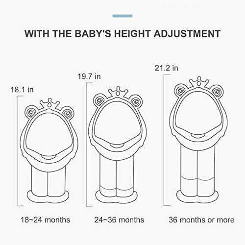 Hallo Potty Training Urinal Boy Urinal Kids Toddler Pee Trainer Bathroom Funny Baby Training Pottiesï¼DEEP Blueï¼ by HL