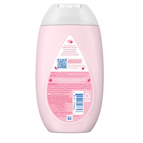 Johnson's Moisturizing Pink Baby Lotion with Coconut Oil, Gentle, Nourishing Baby Body Lotion, Hypoallergenic, Paraben-Free, Dye-Free, Phthalate-Free, 13.6 fl. oz by [JOHNSON & JOHNSON]