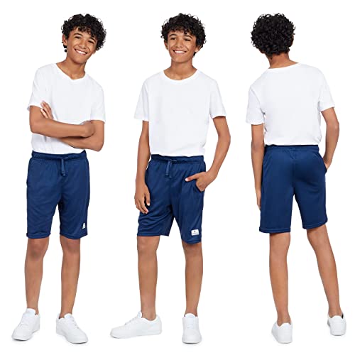 Andrew Scott Boys Active Performance & Mesh Style Basketball Sport Shorts - Multi Packs from 