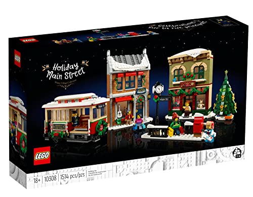 LEGO Christmas Holiday Main Street 10308 Building Toy Set for Girls Boys and Kid Age 8+ (1514Pieces) from LEGO