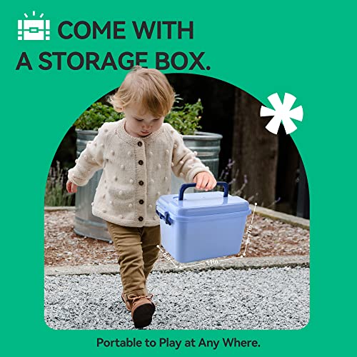 BELLOCHIDDO Flower Garden Building Toys for Girl 3 4 5 6 7 8 Years Old, Flower Garden Building Set with Storage case, Girl Toy Build a Garden, Educational Toy and Preschool Garden Play Set for Toddler by BELLOCHIDDO