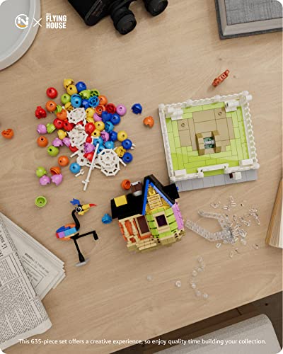 Nifeliz Flying House Building set for Kids and adults , Creative Building Block , Girl Toys for Christmas and Birthday Gifts, Creative Suspended Gravity Balloon Flying House Bricks Model Set.(635 pcs) from Nifeliz