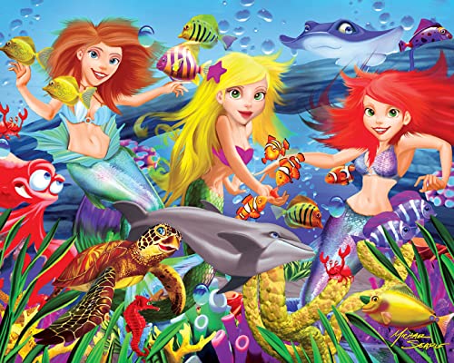 MasterPieces Puzzle Set - 4-Pack 100 Piece Jigsaw Puzzle for Kids - Glow in The Dark 4-Pack Purple - 8"x10" from MasterPieces Puzzle Company