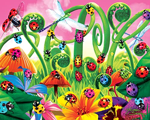 MasterPieces Puzzle Set - 4-Pack 100 Piece Jigsaw Puzzle for Kids - Glow in The Dark 4-Pack Purple - 8"x10" from MasterPieces Puzzle Company