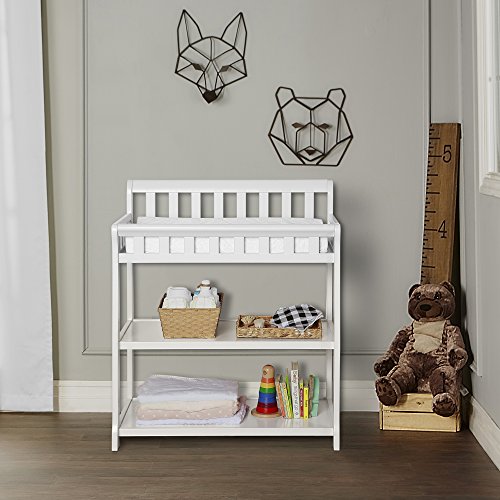Dream On Me Nursery Essentials Bundle of Dream On Me Chelsea 5-in-1 Convertible Crib, Dream On Me Ashton Changing-Table, with a Dream On Me Twilight 5â 88 Coil Inner Spring Crib and Toddler Mattress from Dream On Me
