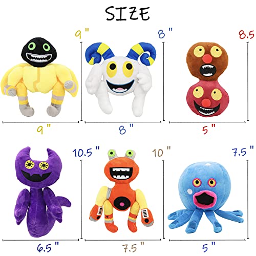 My Singing Monsters Plush,Wubbox Plush Toy Game Plushies Toy Dolls,Soft and Cuddly Monster Toy for Kids and Fans of The Game from TMFSO
