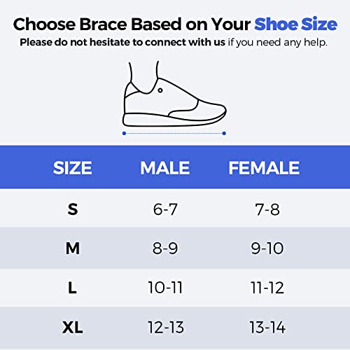 FREETOO Ankle Brace Maximum Metal Support for Men & Women, Compression Foot Support for Sprained Ankle, Plantar Fasciitis,Injury Recovery, Lace up Ankle Support for Running Volleyball Left/Right by FREETOO