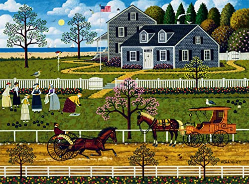 Buffalo Games - Charles Wysocki - The Boccie Ladies of Martha's Vineyard - 1000 Piece Jigsaw Puzzle from Buffalo Games