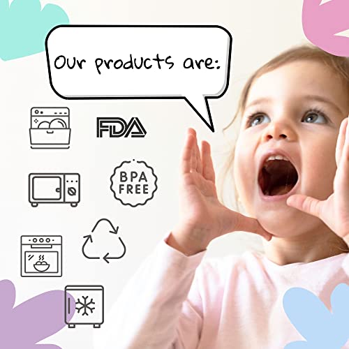 BrushinBella Baby Feeding Supplies - Complete Baby Feeding Set with Baby Plate, Baby Spoons First Stage, Silicone Bib and Snack Cup - Infant Eating Utensils and Baby Bowl with Suction from BrushinBella