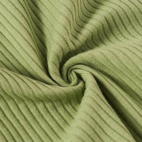 Baby Girl Clothes Infant Summer Outfit Set Ruffle Sleeve Romper Floral Pants 3PCS Bodysuit +Shorts +Headband(Green, 12-18 Months) by 