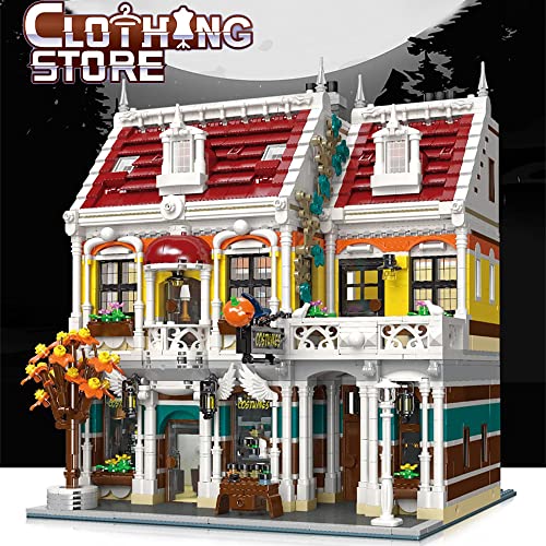 MISINI Jie Star 89131 Clothing Store House Building Kit, 3065Pcs/MOC Street View Building Block Set, Big Modular Bricks House Model Set, Awesome Building Toys Gift for Adults and Kid, New 2023 from Shenzhenshifutongweikejiyouxiangongsi