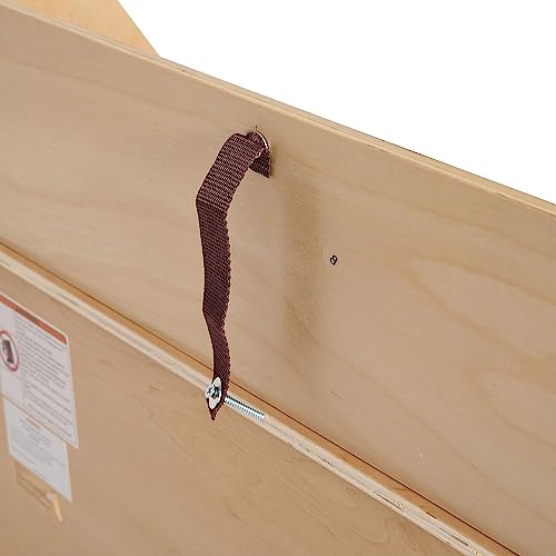 Flash Furniture Hercules 3 Shelf Commercial Book Case with Safe, Kid Friendly Curved Edges - 31.5" H Natural Wooden Bookshelf - Daycare, Classroom, Playroom Storage by Flash Furniture