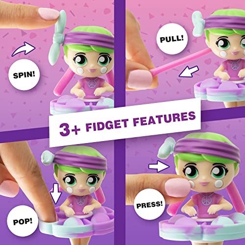 Fashion Fidgets Sensory Toy Dolls â Push Pop Fidget Toy Pack of 2 â Anxiety and Stress Relief for Kids by WowWee