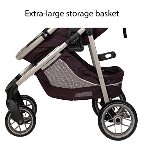 Safety 1st Deluxe Grow and Go Flex 8-in-1 Travel System, 8 Easy Strolling Options, Each Mode can be Forward- or Rear-Facing, High Street from Dorel Juvenile Group