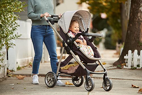 Safety 1st Deluxe Grow and Go Flex 8-in-1 Travel System, 8 Easy Strolling Options, Each Mode can be Forward- or Rear-Facing, High Street from Dorel Juvenile Group