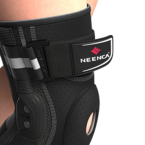 NEENCA Professional Hinged Knee Brace, Medical Knee Support with Removable Dual Side Stabilizers for Knee Pain, Arthritis, Meniscus Tear, Sports, Injury Recovery, Joint Pain Relief, ACL. Men & Women from NEENCA