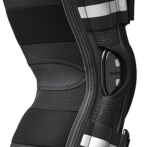 NEENCA Professional Hinged Knee Brace, Medical Knee Support with Removable Dual Side Stabilizers for Knee Pain, Arthritis, Meniscus Tear, Sports, Injury Recovery, Joint Pain Relief, ACL. Men & Women from NEENCA