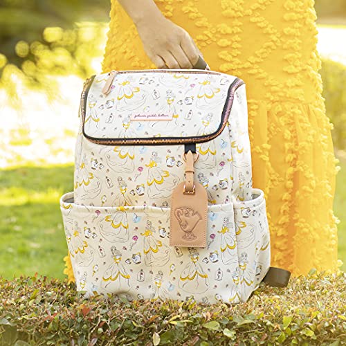 Petunia Pickle Bottom Method Backpack | Baby Backpack Diaper Bag | Stylish Backpack for Modern Parents | Disney's Beauty and The Beast | Whimsical Belle by Petunia Pickle Bottom