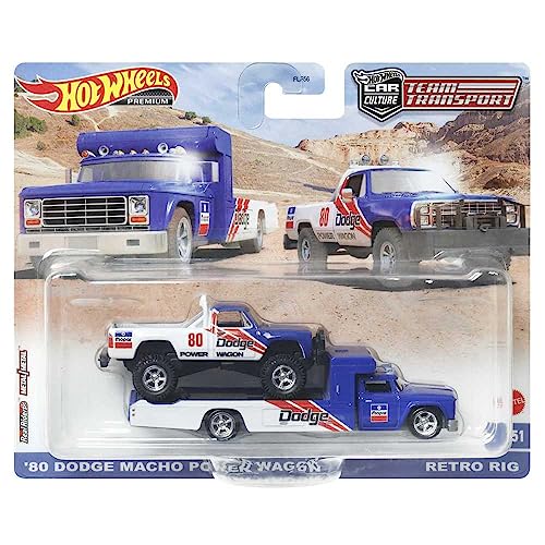 HotHot Wheels Team Transport '80 Dodge Macho Power Wagon by Hot Wheels