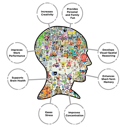 AQUARIUS Spongebob Squarepants Puzzle (1000 Piece Jigsaw Puzzle) - Officially Licensed Spongebob Merchandise & Collectibles - Glare Free - Precision Fit - Virtually No Puzzle Dust - 20 x 28 Inches from Aquarius