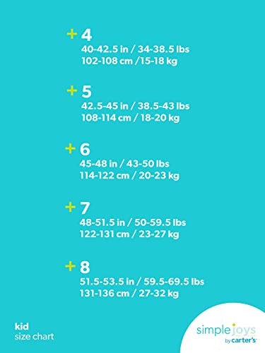 Simple Joys by Carter's Baby Boys' Toddler 2-Pack Flat Front Shorts, Khaki, Navy, 4T by Carter's Simple Joys - Private Label