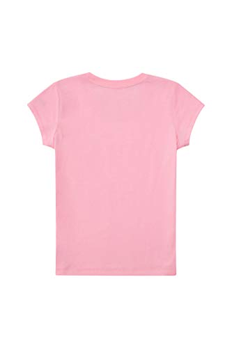 Champion Girls Heritage Short Sleeve Script Logo Tee Shirt Big and Little Girls (Large, Pink) by 