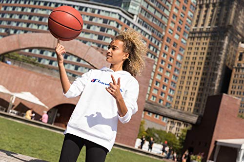 Champion Girls Heritage Short Sleeve Script Logo Tee Shirt Big and Little Girls (Large, Pink) by 